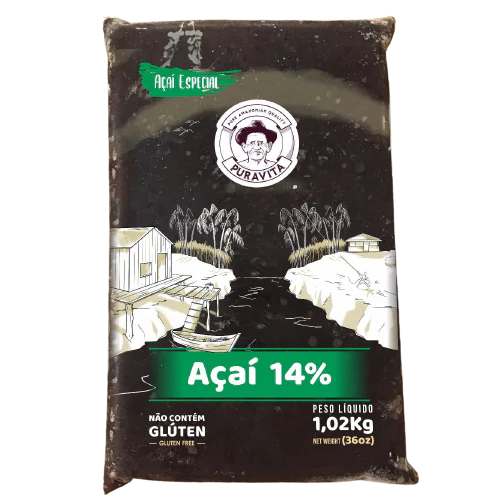 Açaí Pulp 1kg - Puravita