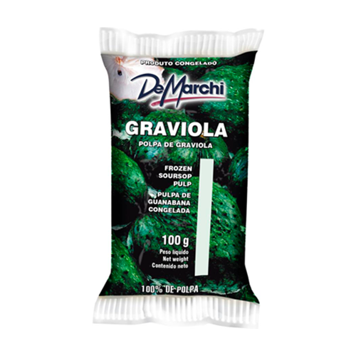 Graviola Fruit Pulp 100g - Demarchi